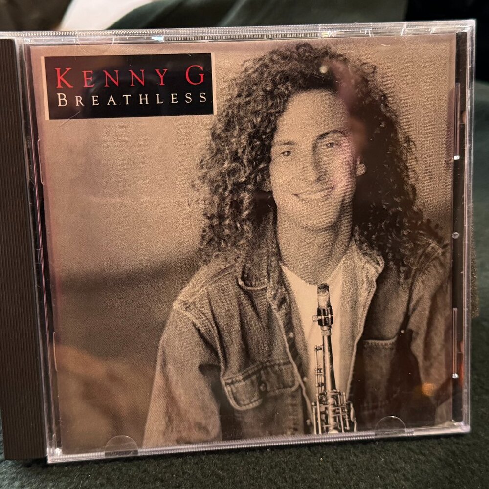 KENNY G "BREATHLESS" COMPACT DISC * GREAT CONDITION * SLIGHTLY USED